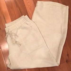 Lane Bryant Wide Leg Linen Pants